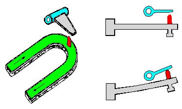 Dibujo de un relé o disparador térmico (electrotérmico)