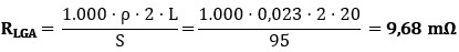 Ejercicio 2: Corriente de cortocircuito sin datos de la red de BT. Cálculo de la resistencia de la LGA para la corriente mínima de cortocircuito