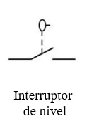 Símbolos eléctricos: Interruptor de nivel