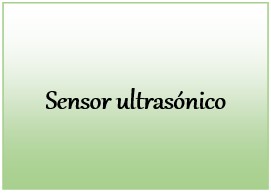 Sensor ultrasónico