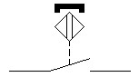 Símbolo del sensor magnético