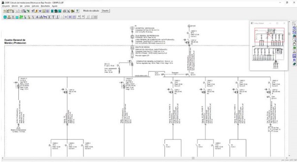 Cálculo de Instalaciones Interiores o Receptoras: software de cálculo eléctrico dmelect