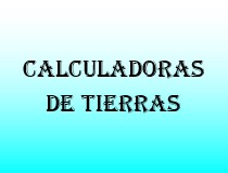 Calculadoras de tierras