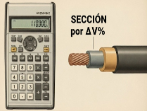 Calculadora de sección por caída de tensión