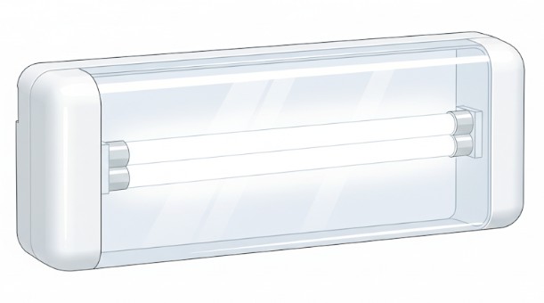 Dibujo de una luminaria de emergencia