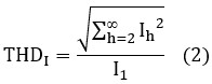 Ecuación para demostración de la relación entre FPD y THDI 3