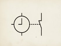 Esquema del interruptor horario