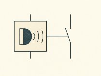 Esquema del sensor de movimiento