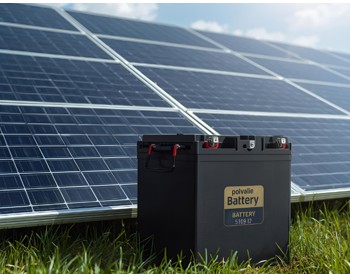 Imagen de una batería solar para fotovoltaica