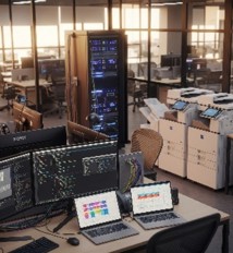 Imagen de equipos de oficina