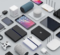 Imagen de pequeños dispositivos electrónicos de consumo