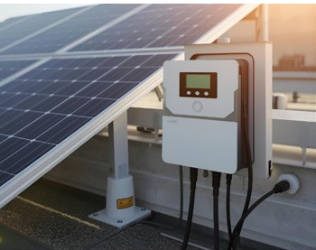 Imagen de un regulador solar para fotovoltaica