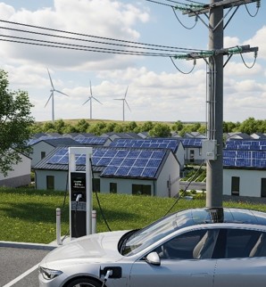 Imagen sobre la movilidad eléctrica y los armónicos