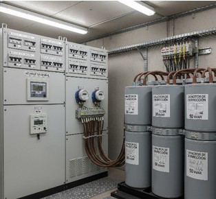 Resonancia y distorsión armónica: Imagen representativa del objetivo de la corrección del factor de potencia