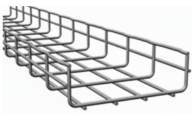 Bandeja portacables de rejilla, tipo cesto