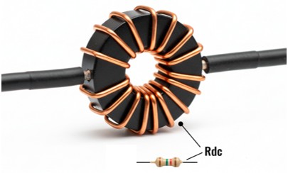 Bobina con pequeña resistencia óhmica Rdc