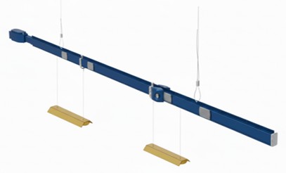 Canalización eléctrica prefabricada para iluminación