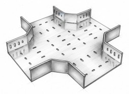 Accesorios: Unión en Cruz para bandeja portacables