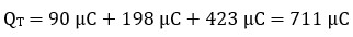 Ecuación 3 ejemplo 3 condensadores en paralelo