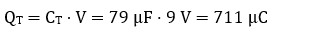 Ecuación 4, ejemplo de 3 condensadores en paralelo