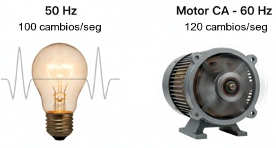 Implicación práctica del cambio de sentido de la CA