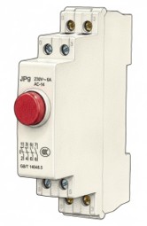 Interruptores de botón para carril DIN