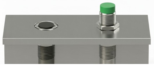 Montaje de sensores enrasados (Flush) y no enrasados