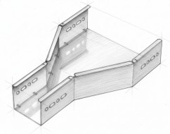 Accesorios: Reductor para bandeja portacables