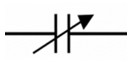 Símbolo del condensador variable