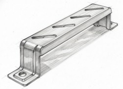 Accesorios: Soporte de suelo de bandeja portacables