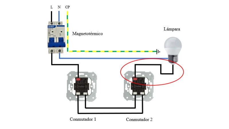 Paso 4. Salida hacia la Lámpara